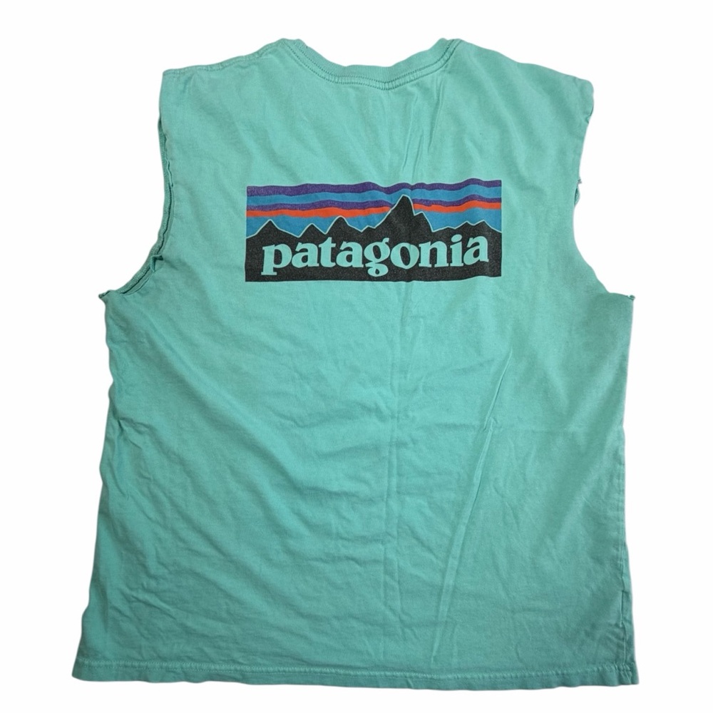 Patagonia Men's Size Large Cut Off Tank Gym Shirt